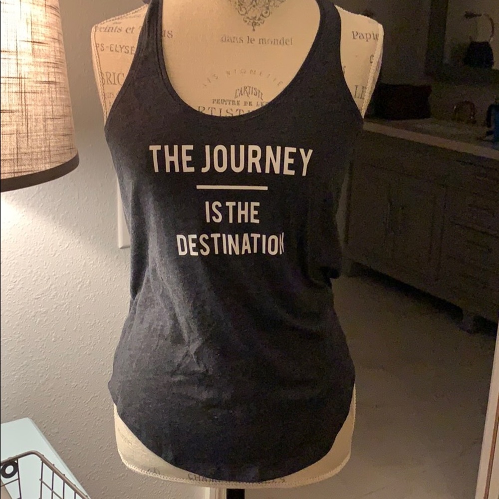 Old Navy Journey Active Charcoal Relaxed Tee XS